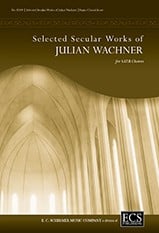 Selected Works of Julian Wachner SATB Choral Score cover